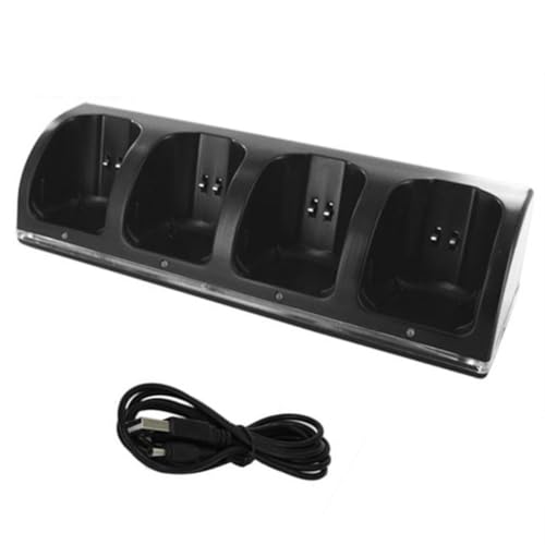 Cargador de 4 puertos USB recargable para consola de juegos Joystick
