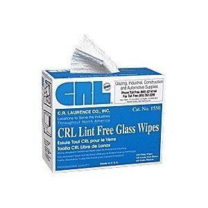 CRL Lint Free Glass Wipes in Pop Up Dispenser Box