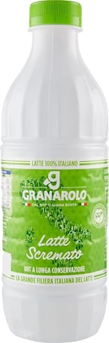 Granarolo, Latte UHT Scremato, 1 Litro, 100% Italiano, Solo 0,1g di Grassi per 100ml, UHT a Lunga Conservazione