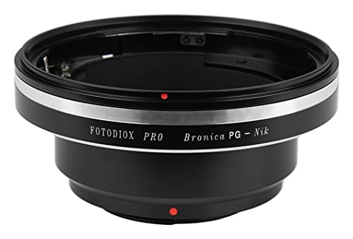 Image of Fotodiox Pro Lens Mount Adapter, Bronica PG Lens to Nikon DSLR Camera Such as D7200, D5000, D3000 & D300S