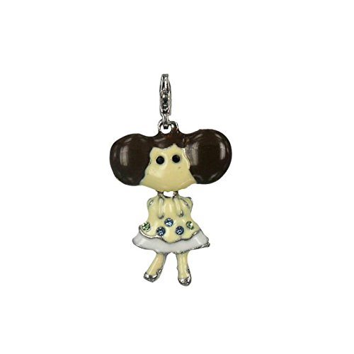 Preisvergleich Produktbild Charming Charms Charm japanische Puppe aus Stahl