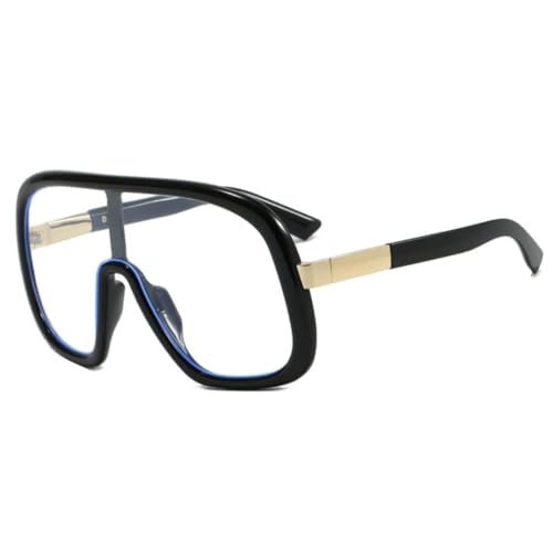 Verres de soleil de luxe surdimensionnés punk pour protection totale UV400