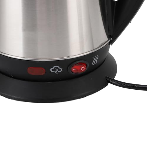 Tetera de acero inoxidable Ejoyous eléctrica estilo turco con colador de té 2L y 1L 8
