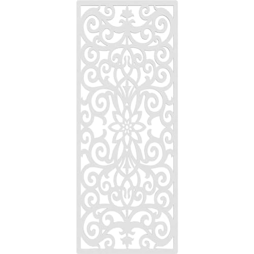 Image of 15 3 /8 inchW x 39 3 /8 inchH x 3 /8 inchT Buel Decorative Fretwork Wall Panels in Architectural Grade PVC