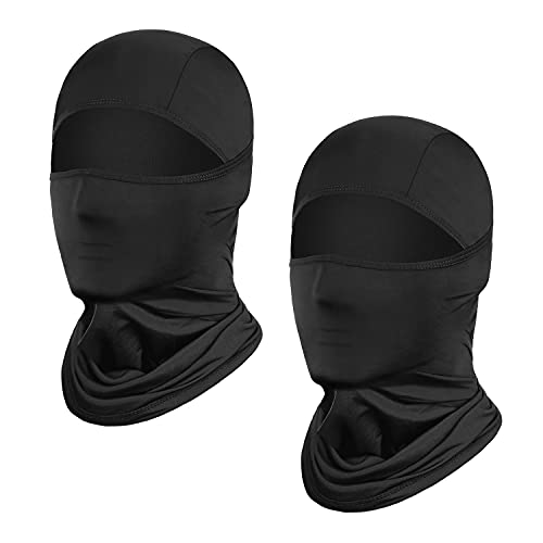 Achiou Balaclava Face Mask, Ski Mask for Men Women Football, Lightweight Sheisty, Ninja Shiesty Sun Hood UV Protector Cycling