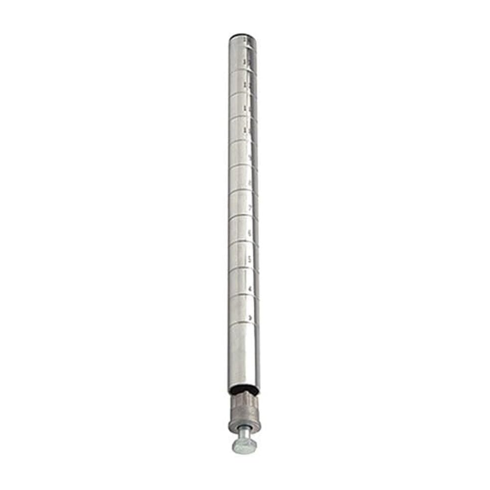 Wire Shelving Post Chrome 74in by QUANTUM STORAGE SYSTEMS – Chrome, Model P74C