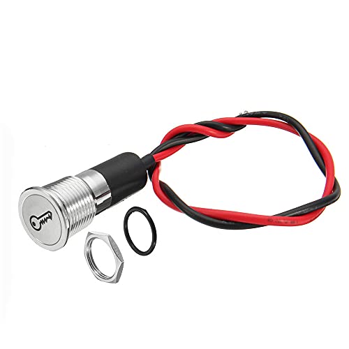 Acofuns 12V 8mm LED Dash Panel Warning Light Indicator Lamp