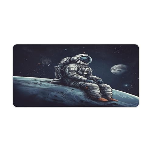 Astronaut Space Desk Pad Large Square de Caucho