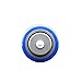 3.5" x 1.25" Blue Polyurethane on Gray Polyolefin Wheel Only with Precision Ball Bearing - 3/8" Bore - Non Marking/Non Marring - 300 lbs Capacity per Wheel - Service Caster Brand