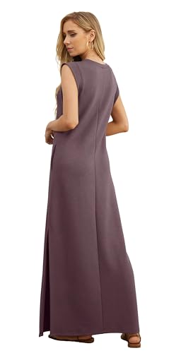 image for GRECERELLE Womens Summer Vacation Casual Loose Split Long Maxi Dress w