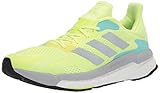 adidas Women's Solar Boost 3 Running Shoes, Yellow/Silver Metallic/Dash Grey, 8.5