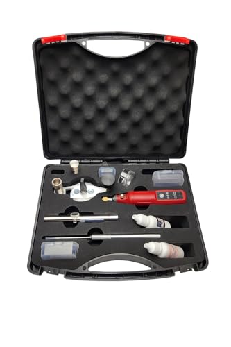 American Windshield Repair Kit - Essentials Hard Case - Professional Windshield Rock Chip & Crack Repair Kit with Resin, Pit Filler, UV Pen Light - High Speed Rotary Tool - DIY or Start a Business