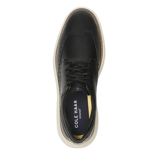 Cole Haan Cole Haan Men's Grand+ Ultra Wingtip Oxford, Black/Ivory, 10-M US