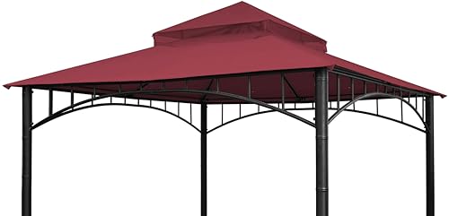 SCOCANOPY Replacement roof for Target Madaga Gazebo Model L-GZ136PST,(Burgundy)