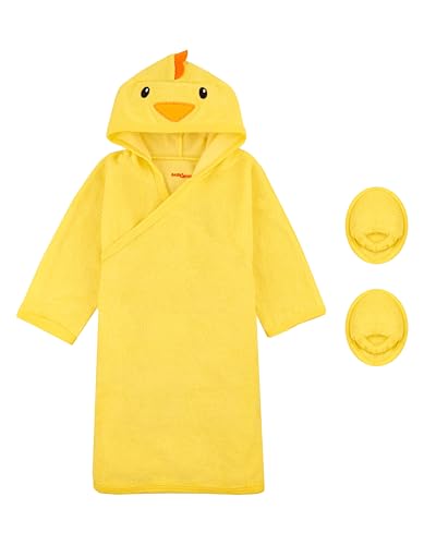 Opiniones y reviews de Batas y albornoces para Bebé , listamos los 10 mejores. 42 Baby Creysi Set 2 Bata de Baño y Pantunflas Bebé Unitalla Amarillo Toalla Gorro Pollito