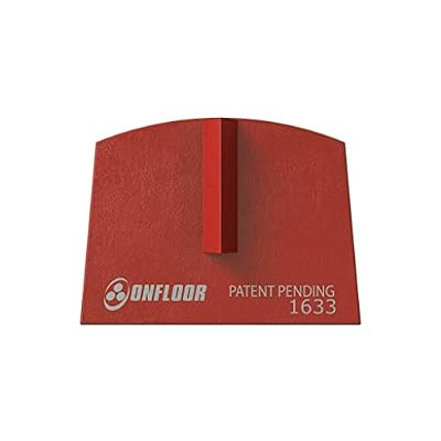 Onfloor RipTip QuickTool; Flooring Mastic, Adhesive, and Glue, Acrylic Seal Removal, 25 Grit, 1 Diamond Segment, Box of 3