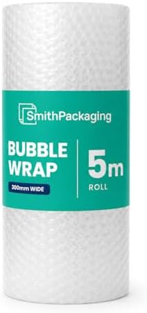 SmithPackaging Large Bubble Wrap Roll 300mm x 5m - Small Air Bubbles Packaging for Moving House & Packing Storage Boxes - View 3