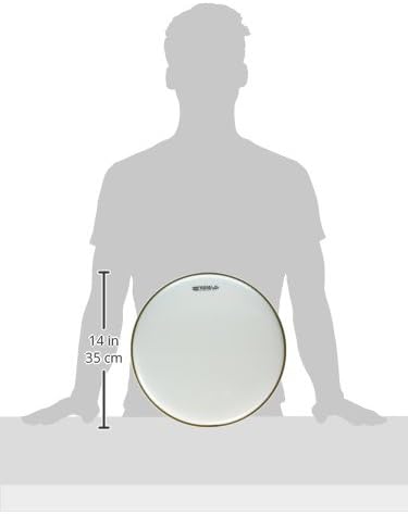 Parche Aquarian MIII13W Imperial II 13" Blanco miniatura 2