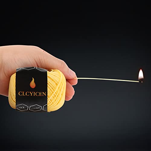 200 Feet Of 100% Organic Hemp Wick, Coated With Organic Beeswax, Spooled Hemp Wick, Standard Size（1.0Mm） #TOP4