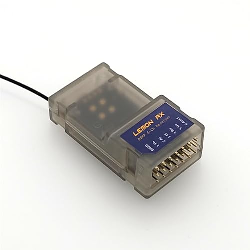 Buddy RC Compatible Spektrum Full-Range DSMP 6-CH Receiver, DSMX DSM2 Compatible 6-CH RC Receiver