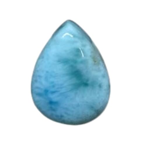 Larimar naturel poire 15x12x5mm pour bague et pendentif DIY