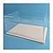 XUEHONG001 Vitrine en Acrylique, Transparent Display Case, Comptoir Boîte, Empilable 10MM Base Antipoussière Protection Cube pour Figures Artisanat Jouets Stockage Organisation