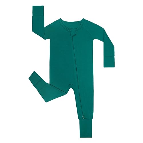 Image of GUISBY Rayon Baby Footless Pajamas, Long Sleeve with 2 Way Zippers Rompers Sleepers