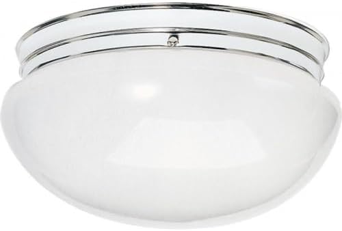 Miniatura 3 de NUVO SF77347 Seta dos luces empotradas, desconocido, cromo pulidovidrio blanco