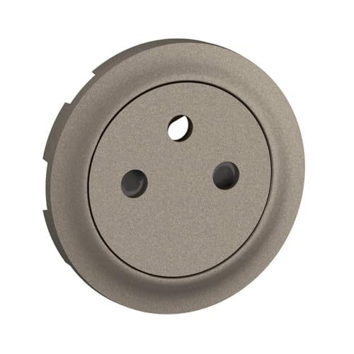 enjoliveur - pour prise 2p+t - surface - titane - legrand céliane ct0111