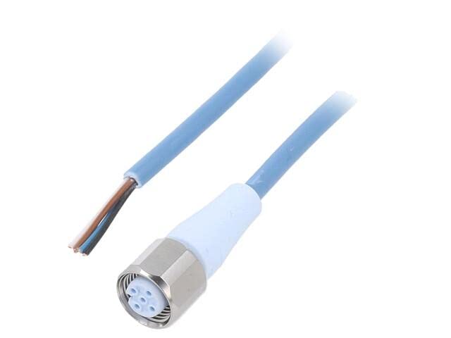 Cordon de raccordement M12 4 PIN droit mâle 5m pour capteur industriel 250V