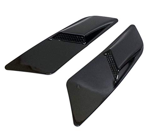 汎用ボンネットダクト 左右2個セット ダミーダクト スプリッター S13 S14 S15 JZX100 4AG シルビア180SX 86BRZ等にドリ車BNR/ブラック