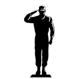 SS11149 Soldier Saluting Silhouette