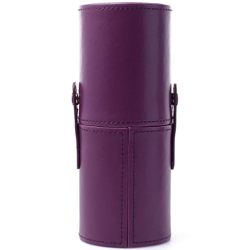 12pcs Makeup Brush Set Professional Face Cosmetic Brushes Kit Make up Tool with Cup Holder Case (Romantic Purple)