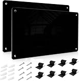 for 2 Pack Magnetic Display Board Black Writable Erasable Office and Home Use