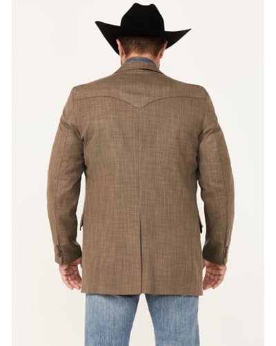 Circle S Walnut Textured Mens Sports Coat/Suit Coat CC4634-06 (CC4634-06, US, Numeric, 48, Regular, Tall)4
