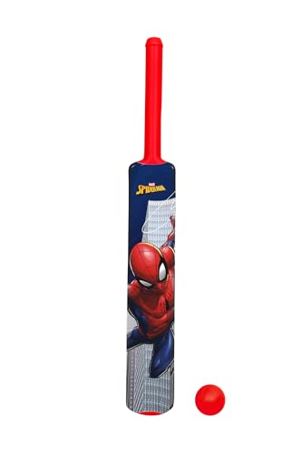 Amazon Brand - Jam & Honey Spiderman Premium Cricket Set for Kids | Bat, Stumps, Ball & Holder | BIS Certified | Indoor Outdoor Play - Image 3 thumbnail