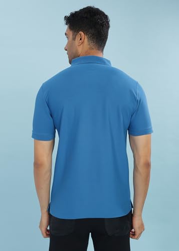 Image of Force NXT Polo Neck T-Shirt for Men Pack of 1 | Regular Fit T-Shirt for Men | Premium Super Combed Rich Cotton Polo Shirt | Men's Ultra Soft Half Sleeve T-Shirt