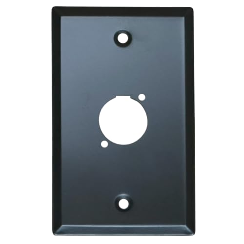 Placa de pared XLR en blanco y panel XLR DIYTECH combo 7