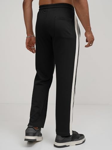 Image of Highlander Men's Solid Trackpants | Relaxed Straight fit|Knitted| Track Pants | Track Pants for Men | Men Track Pant | Men Track Pant Stylish | Sports | Gym wear