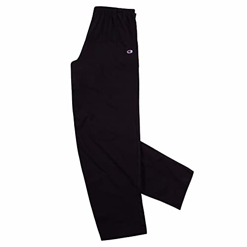 Champion Mens Big and Tall Open Bottom Lounge Pants, Lightweight Jersey Sweatpants4