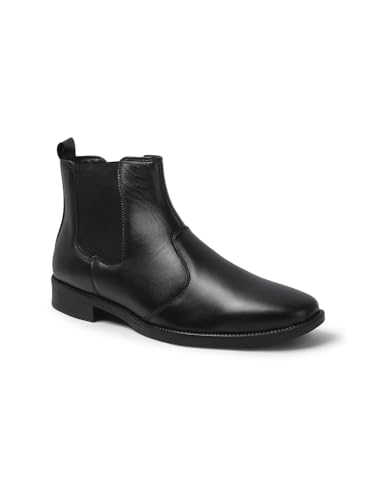 Image of Carlton London Men's Slip-On, Round Toe Chelsea Boot