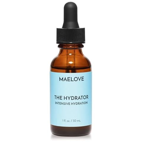 MAELOVE Hydrator Hyaluronic Acid Serum w/Vitamin B5, Lightweight & Non Greasy Formula w/Panthenol & Resveratrol for Ultimate Hydration & Youthful Dewy Glow, Reduces Fine Lines & Wrinkles, USA Made Cover