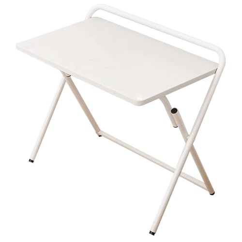 Bureau pliable pour manque de place table compacte blanche