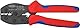 KNIPEX PreciForce Crimpzange mit Mehrkomponenten-Hüllen brüniert 220 mm, 97 52 36