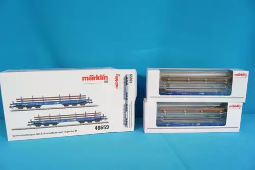 Amazon.co.jp: NEW Marklin 48659 NS Heavy Duty Car Set Blue with 