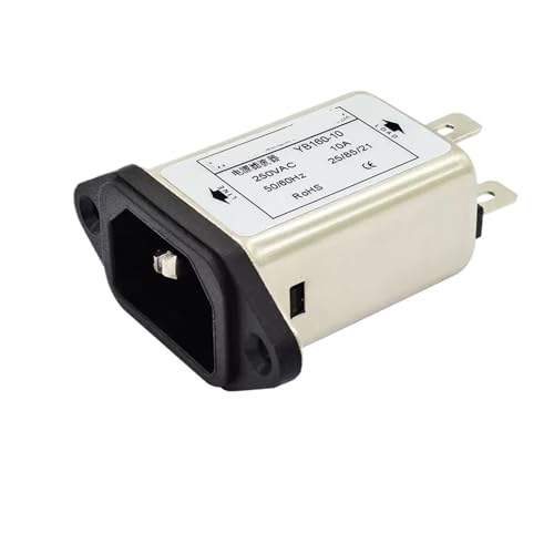 Filtro de potencia monofásico YB160-10A de 220V para suprimir ruido eléctrico