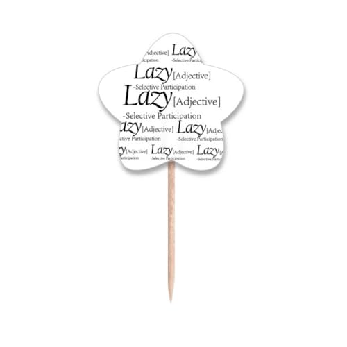 Drapeaux cure-dents citation funny pour décorer des cupcakes
