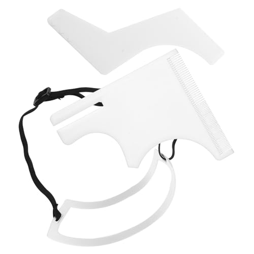 Healeved Beard Shaping Tool Guide Hairline Shaving Template for Beard Accessories Random