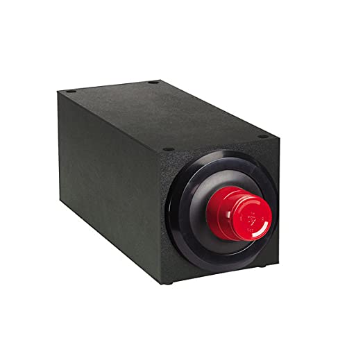 Dispense-Rite SLR-STK-1BT Countertop Stackable Cup Dispensing Cabinet, 8 oz. to 44 oz. Cups, Black Polystyrene, 8-1/4