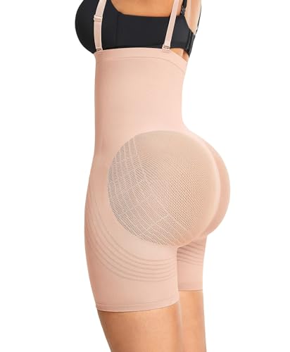 Image of Lover-Beauty Butt Lifting Shapewear for Women Strapless Faja Body Shaper Tummy Control Seamless Booty Lifting Shapewears